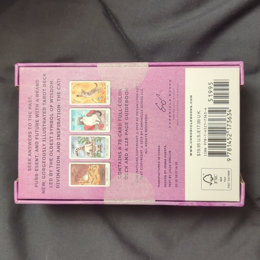 Cat Tarot - Cards & Book - NEW! 🔮 - Picture 3 of 4